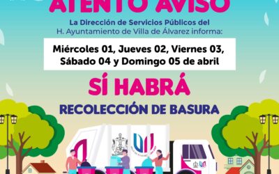‎EN VDEA, SÍ HABRÁ RECOLECCIÓN ‎DE BASURA EN SEMANA SANTA