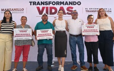 ROSI BAYARDO ENTREGA APOYOS PARA MEJORAMIENTO DE VIVIENDAS