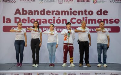 INDIRA VIZCAÍNO ABANDERÓ A DEPORTISTAS QUE PARTICIPAN EN LA OLIMPIADA NACIONAL 2026