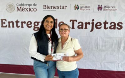 MÁS DE 2 MIL ADULTOS MAYORES Y MUJERES COLIMENSES RECIBIERON SU TARJETA BIENESTAR
