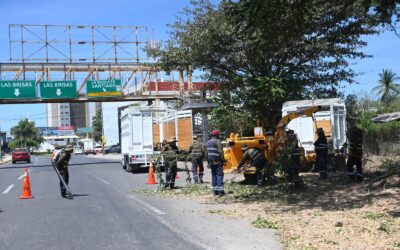 LIMPIA Y REHABILITA ASIPONA ACOTAMIENTO EN LAGUNA DEL VALLE