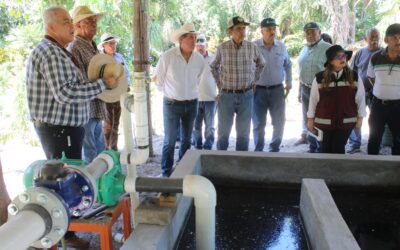 GOBIERNO DE INDIRA VIZCAÍNO ENTREGA OBRAS PARA USO MÁS EFICIENTE DEL AGUA EN EL VALLE DE ARMERÍA