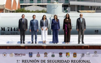 PARTICIPA INDIRA VIZCAÍNO EN 7a REUNIÓN DE SEGURIDAD REGIONAL EN AGUASCALIENTES