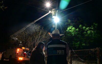 COMUNIDAD DE PISCILA SE BENEFICIA DEL PROGRAMA MUNICIPAL DE REHABILITACIÓN DE LUMINARIAS
