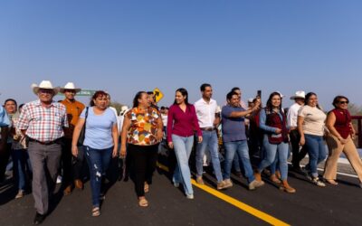 ENTREGA INDIRA VIZCAÍNO NUEVO PUENTE VEHICULAR EL CHICAL EN COQUIMATLÁN