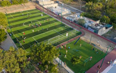 ENTREGA INDIRA VIZCAÍNO REHABILITACIÓN DE CANCHAS Y ÁREA DE JUEGOS DE CEDECO-PILARES LA ALBARRADA