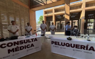 BRINDA SEXTA REGIÓN NAVAL ATENCIÓN MÉDICA DURANTE ‘SEGUNDA JORNADA DE SALUD’ EN MANZANILLO