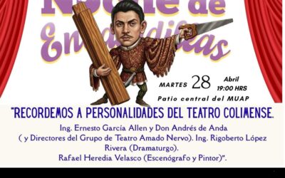 INVITAN A CAFÉ LITERARIO “NOCHE DE ENCALADILLAS” PARA RENDIR HOMENAJE AL TEATRO COLIMENSE