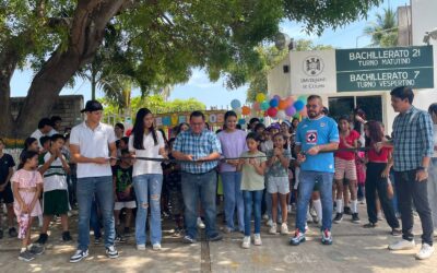FESTEJAN A 123 NIÑOS DE LA PRIMARIA INDEPENDENCIA, EN ARMERÍA