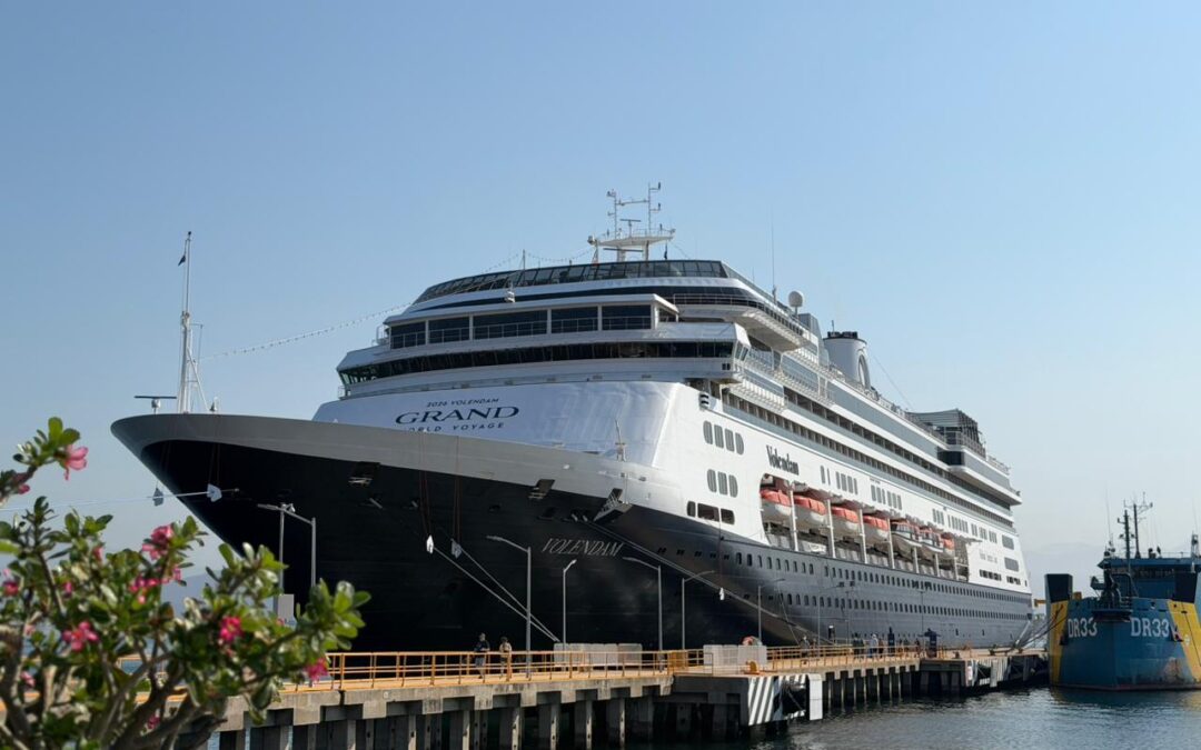 ARRIBA CRUCERO VOLENDAM A MANZANILLO; FORTALECE LA LLEGADA DE TURISMO INTERNACIONAL AL DESTINO COLIMENSE