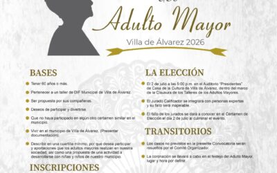 PRESENTA TEY LA CONVOCATORIA PARA ELEGIR A LA REINA DEL ADULTO MAYOR VDEA 2026