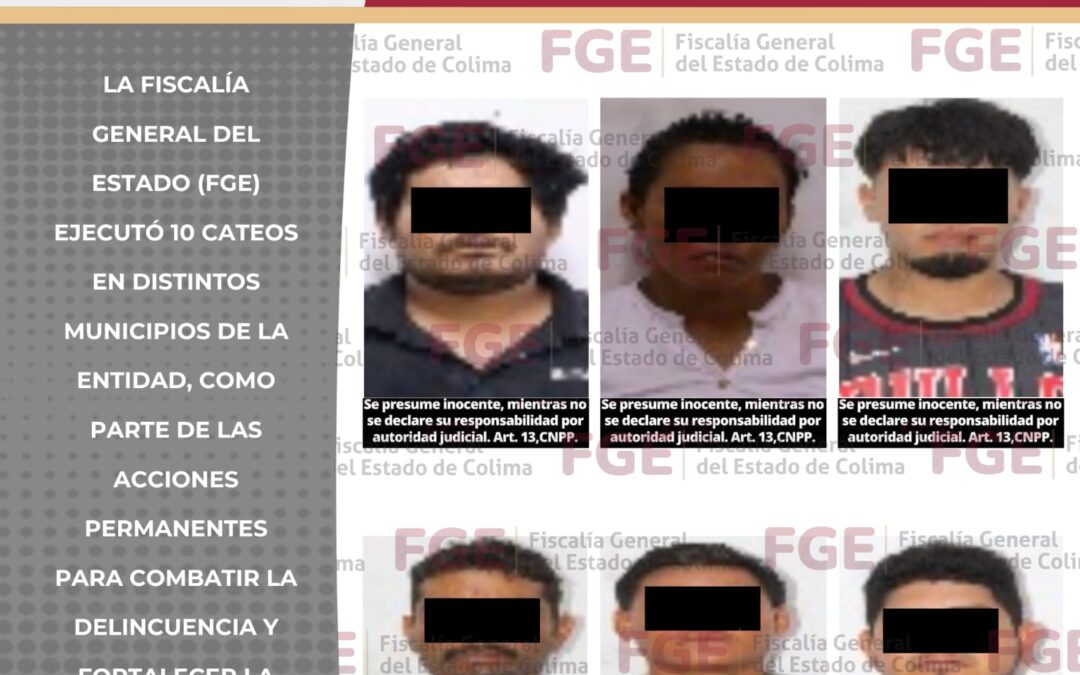 EN CATEOS, ASEGURAN MÁS DE 40 ENVOLTORIOS CON ICE Y DETIENEN A SEIS PERSONAS