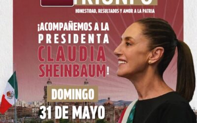 CAMBIA DE SEDE AL CASINO DE LA FERIA LA CONCENTRACIÓN POR INFORME DE CLAUDIA SHEINBAUM