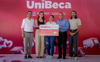 RECIBEN ESTUDIANTES DE EDUCACIÓN SUPERIOR APOYO DE UNIBECAS, EN MANZANILLO