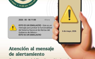 INVITA UEPC COLIMA A PARTICIPAR EN EL SIMULACRO NACIONAL ESTE MIÉRCOLES A LAS 11 DE LA MAÑANA
