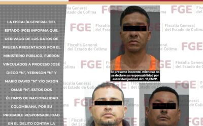 VINCULAN A PROCESO A DOS COLOMBIANOS Y OTRO SUJETO POR DELITOS CONTRA LA SALUD