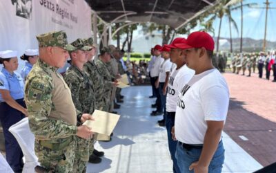 CONCLUYE CLASE 2007 Y REMISO SERVICIO NACIONAL MILITAR EN LA SEXTA REGIÓN NAVAL, EN MANZANILLO