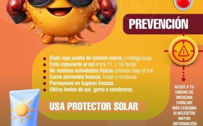 INVITA IMSS COLIMA A POBLACIÓN A PREVENIR RIESGOS POR ONDA DE CALOR Y ACUDIR A ATENCIÓN OPORTUNA