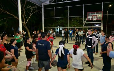 QUEDÓ ILUMINADO EL YAQUI, TRAS REHABILITACIÓN DEL ALUMBRADO PÚBLICO