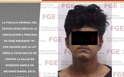ECHAN EL GUANTE AL MOMENTO QUE TRAÍA CONSIGO DROGA, LE INICIAN PROCESO