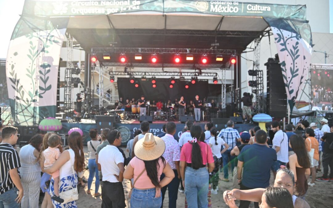 ARRANCO SECRETARÍA DE CULTURA EN MANZANILLO EL CIRCUITO NACIONAL DE ORQUESTAS POR LA PAZ