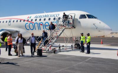 REGRESA AEROMÉXICO VUELO COLIMA-MÉXICO AL AICM Y FORTALECE CONECTIVIDAD AÉREA