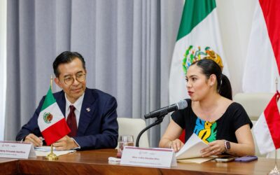 INDIRA VIZCAÍNO RECIBE AL EMBAJADOR DE INDONESIA EN MÉXICO