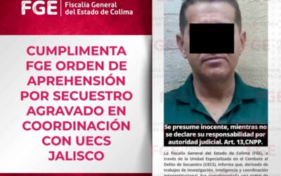 LOGRA DETENCIÓN DE SUJETO EN JALISCO, SEÑALADO DE SECUESTRO AGRAVADO