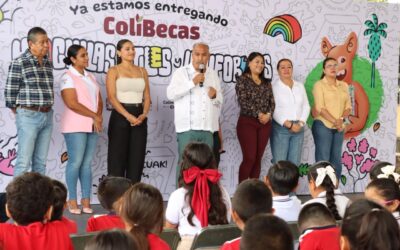 GOBIERNO DE INDIRA VIZCAÍNO ENTREGA ‘COLIBECAS MOCHILAS, ÚTILES Y UNIFORMES’ EN LA VILLA