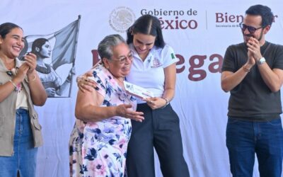 PARTICIPA ROSI BAYARDO EN ENTREGA DE PENSIONES MUJERES Y ADULTO MAYOR DE BIENESTAR