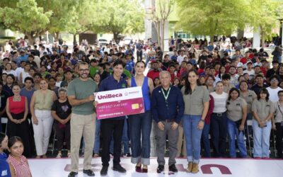 RESPALDA ROSI BAYARDO A LAS Y LOS UNIVERSITARIOS CON 9 MIL PESOS GRACIAS A UNIBECA