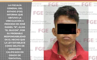 OBTIENE FGE VINCULACIÓN A PROCESO CONTRA PRESUNTO RESPONSABLE DE ATAQUE ARMADO EN COLIMA