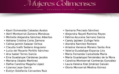 EMITEN RESULTADOS PARA INTEGRAR EL PARLAMENTO ABIERTO DE MUJERES COLIMENSES 2026
