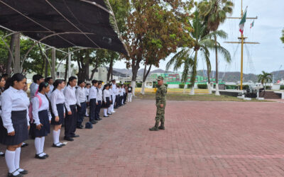 LA SEXTA REGIÓN NAVAL RECIBE VISITA DE ALUMNOS DE LA TELESECUNDARIA 8 ‘RICARDO GUZMÁN NAVA’