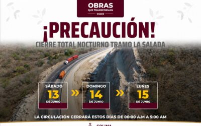 SEIDUM INFORMA CIERRE TOTAL NOCTURNO EN ‘LA SALADA’, SÁBADO, DOMINGO Y LUNES