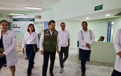 SUPERVISAN AVANCES DE INVERSIÓN HISTÓRICA POR CASI 55 MDP EN INFRAESTRUCTURA Y EQUIPAMIENTO MÉDICO EN MANZANILLO