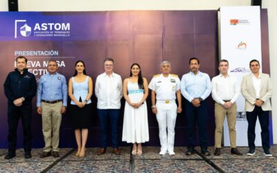 ASISTE INDIRA VIZCAÍNO A PRESENTACIÓN NUEVA DIRECTIVA ASTOM Y SUPERVISÓ OBRA DE DORMITORIOS PARA SEGURIDAD EN MANZANILLO
