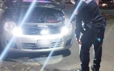 RECUPERA POLICÍAS DE VILLA DE ÁLVAREZ VEHÍCULO CON REPORTE DE ROBO