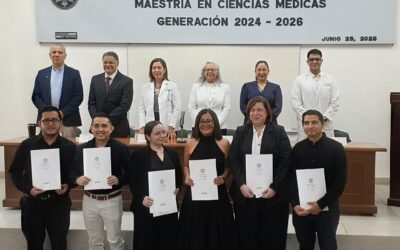 EGRESA LA GENERACIÓN 32 DE LA MAESTRÍA EN CIENCIAS MÉDICAS DE LA UNIVERSIDAD DE COLIMA