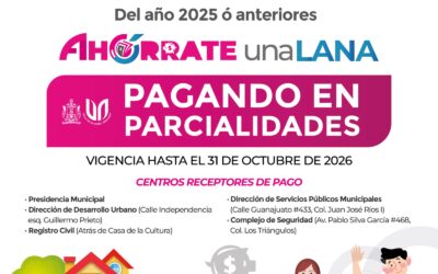 PAGO DEL PREDIAL EN PARCIALIDADES OFRECE AYUNTAMIENTO DE VDEA