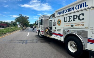 REALIZAN SIMULACRO DE RESPUESTA RÁPIDA EN ACCESOS CARRETEROS AL ESTADO DE COLIMA