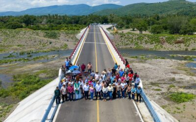 ENTREGA INDIRA VIZCAÍNO PUENTE LA PRESA Y REHABILITACIÓN DE UNIDAD DEPORTIVA EN IXTLAHUACÁN