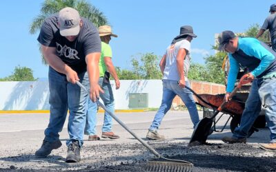 EL BACHEO NO PARA Y ES TRABAJO DE TODOS LOS DÍAS: RIULT RIVERA