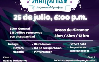 AYUNTAMIENTO DE MANZANILLO INVITA A PARTICIPAR  EN LA CARRERA NEÓN TELETÓN