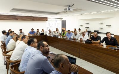 ACUERDAN GOBIERNO DEL ESTADO, SICT, GUARDIA NACIONAL, PINFRA Y SECTOR EMPRESARIAL ACCIONES PARA AGILIZAR EL TRÁFICO EN LA AUTOPISTA COLIMA -MANZANILLO