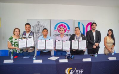 FIRMA VDEA CONVENIO PARA OTORGAR BECAS EN EL ICEP Y EN CASEROLE