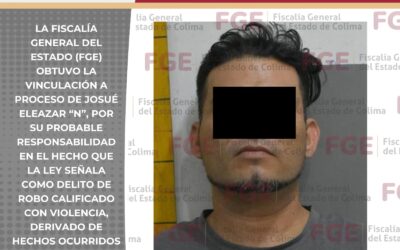 POR ROBO CALIFICADO CON VIOLENCIA, HOMBRE ES VINCULADO Y ENVIADO A PRISIÓN