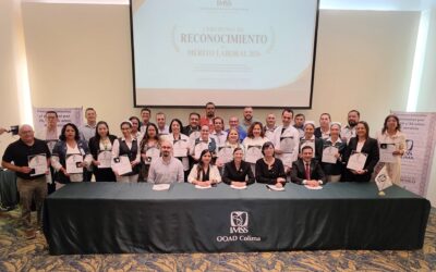 RECONOCE IMSS COLIMA TRAYECTORIA Y COMPROMISO DE PERSONAL CON DÉCADAS DE SERVICIO