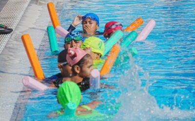 INCODE REALIZA FESTIVAL DE NATACIÓN DEL CURSO DE VERANO EN LA UNIDAD MORELOS 