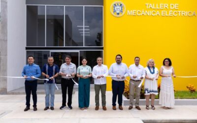 ENTREGÓ INDIRA VIZCAÍNO TERCERA ETAPA DEL TALLER DE MECÁNICA ELÉCTRICA EN EL BACHILLERATO 11 DE LA UDEC